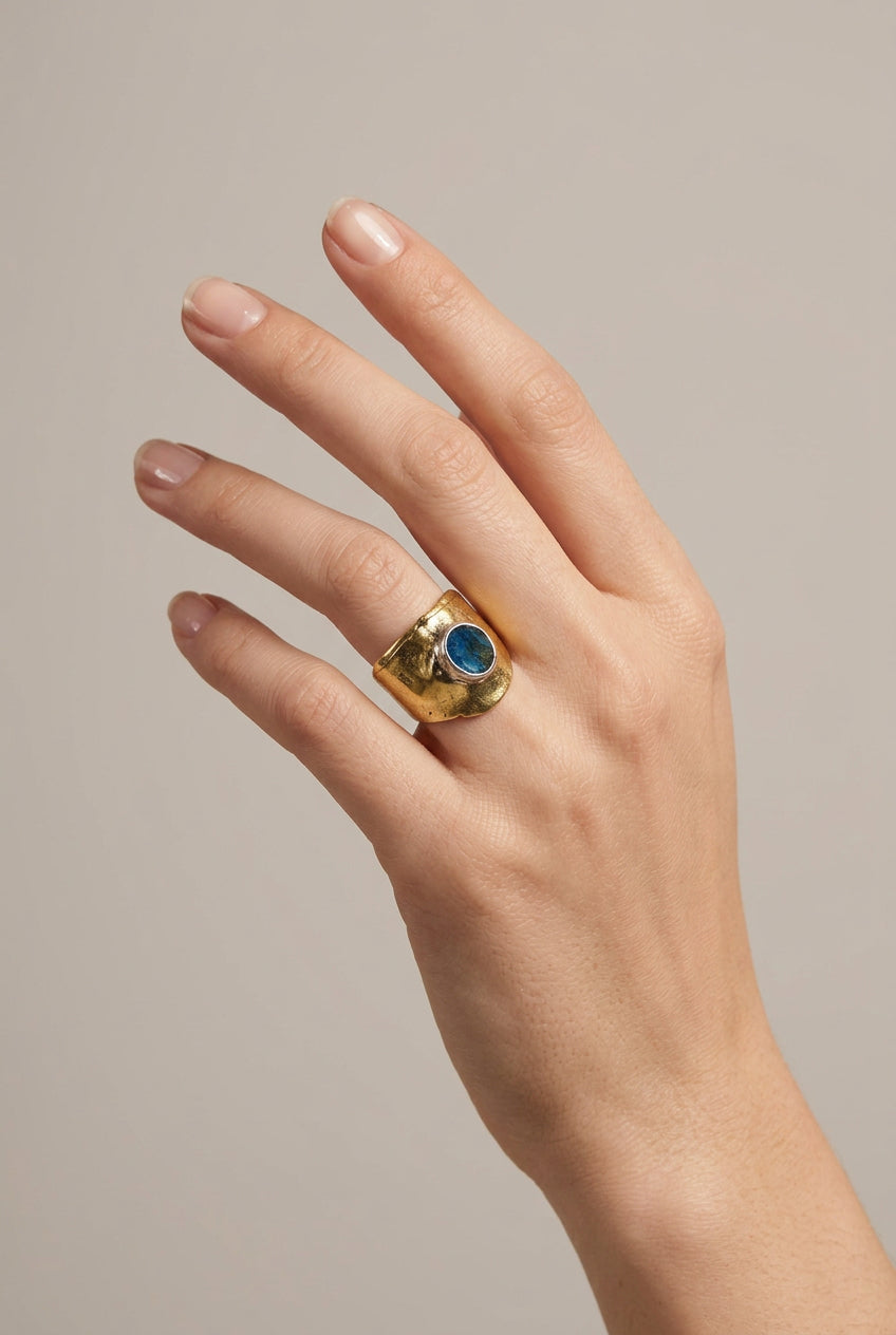 Glossy Gold Ring