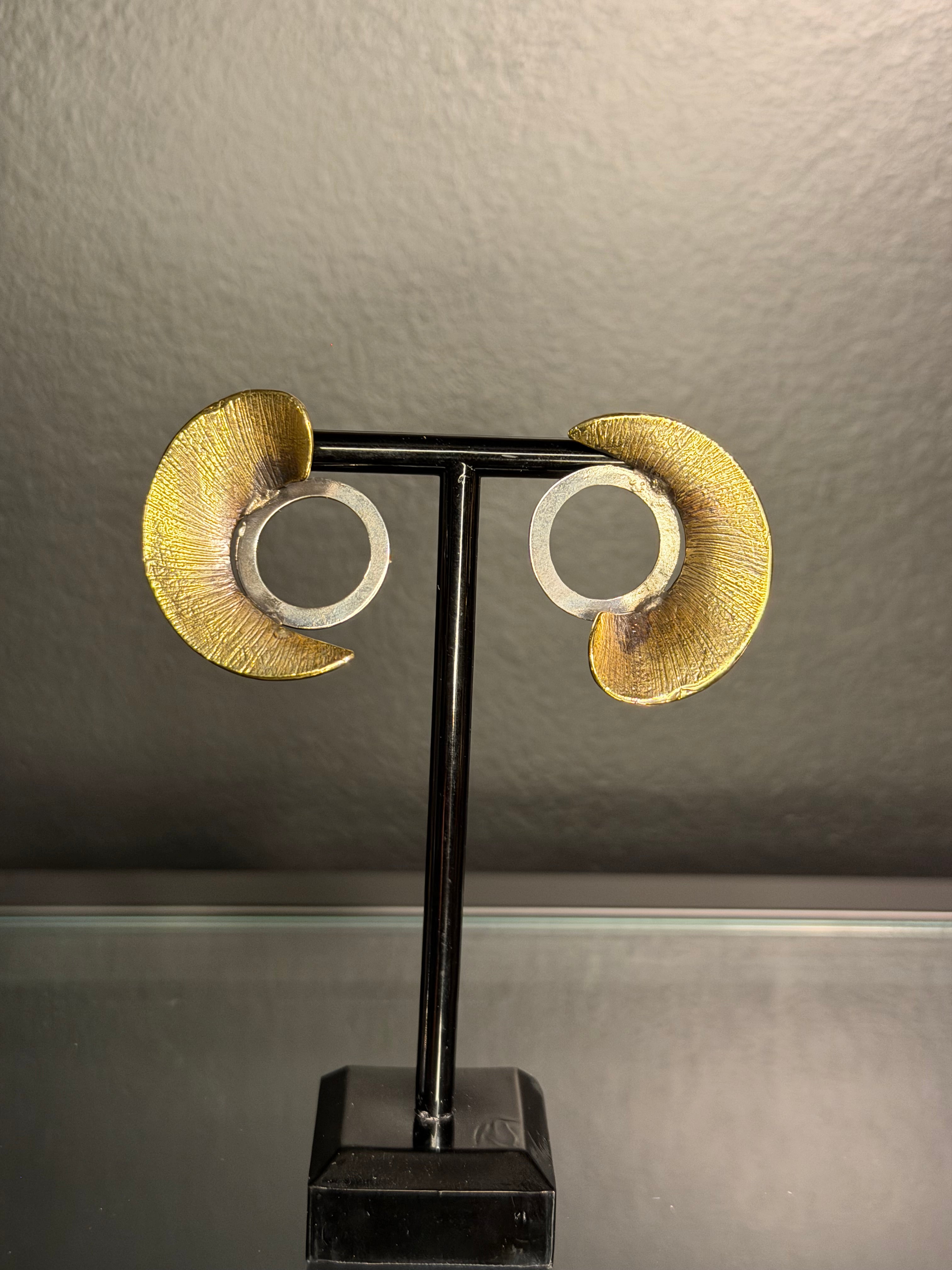 Tongue Stud Earrings