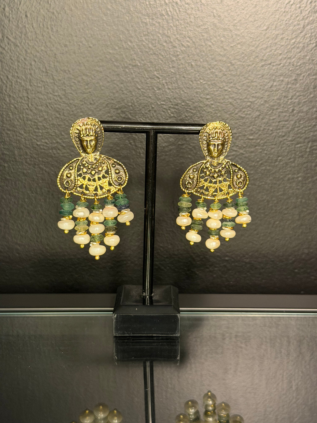 Byzantine Muse Drop Earrings