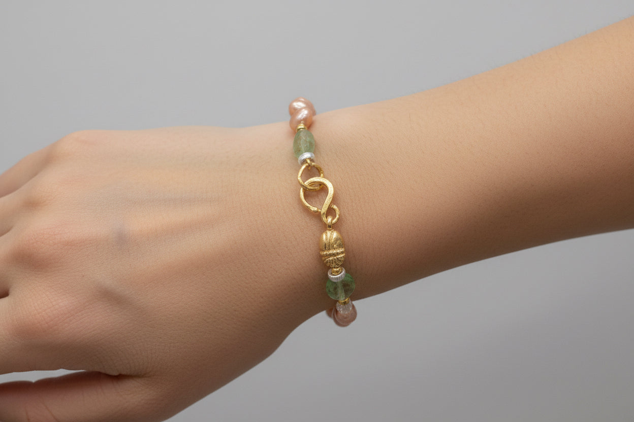 Pink Fresh-water Bracelet
