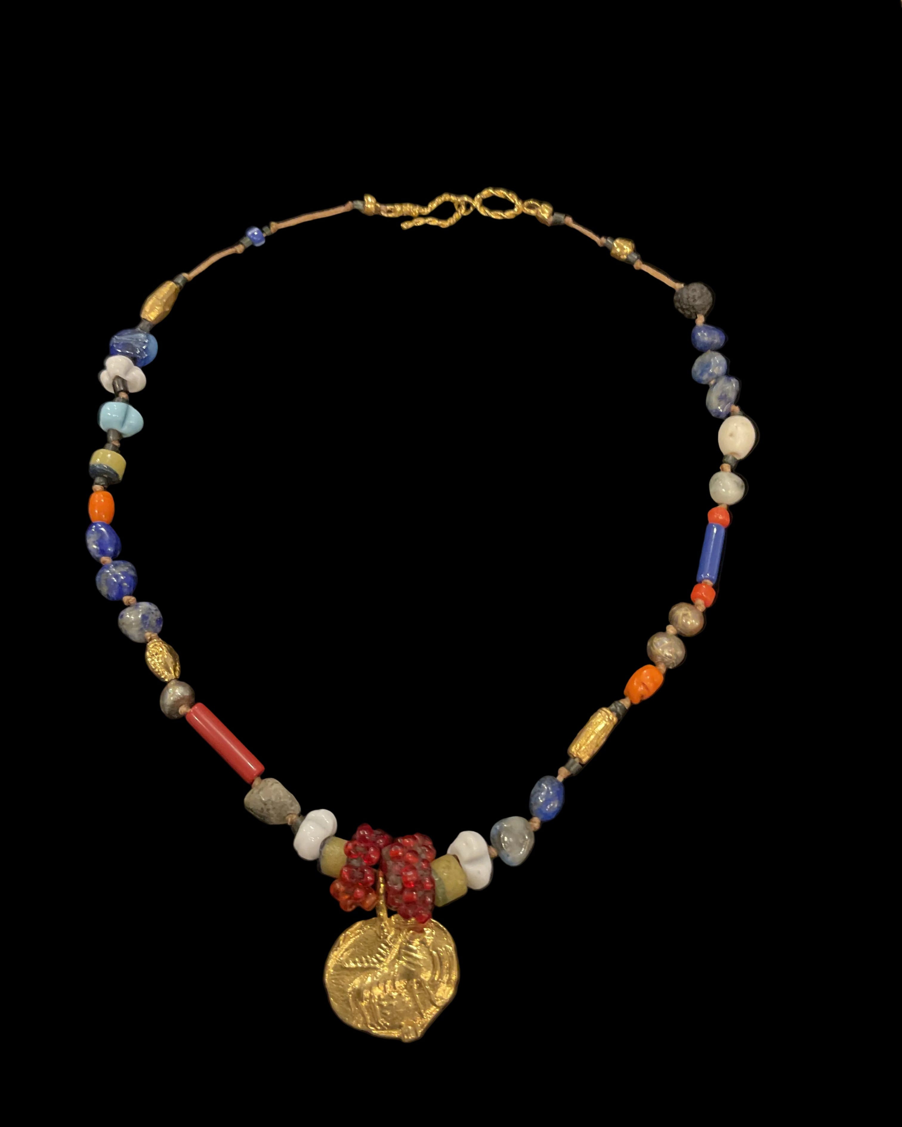 Golden Mosaic Necklace