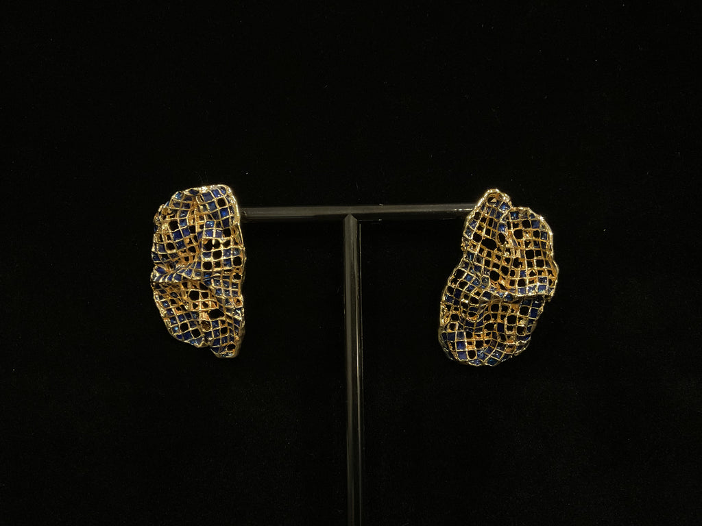 Honeycomb Stud Earrings