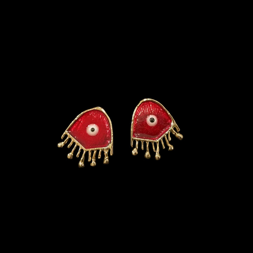 Evil Eye Stud Earrings
