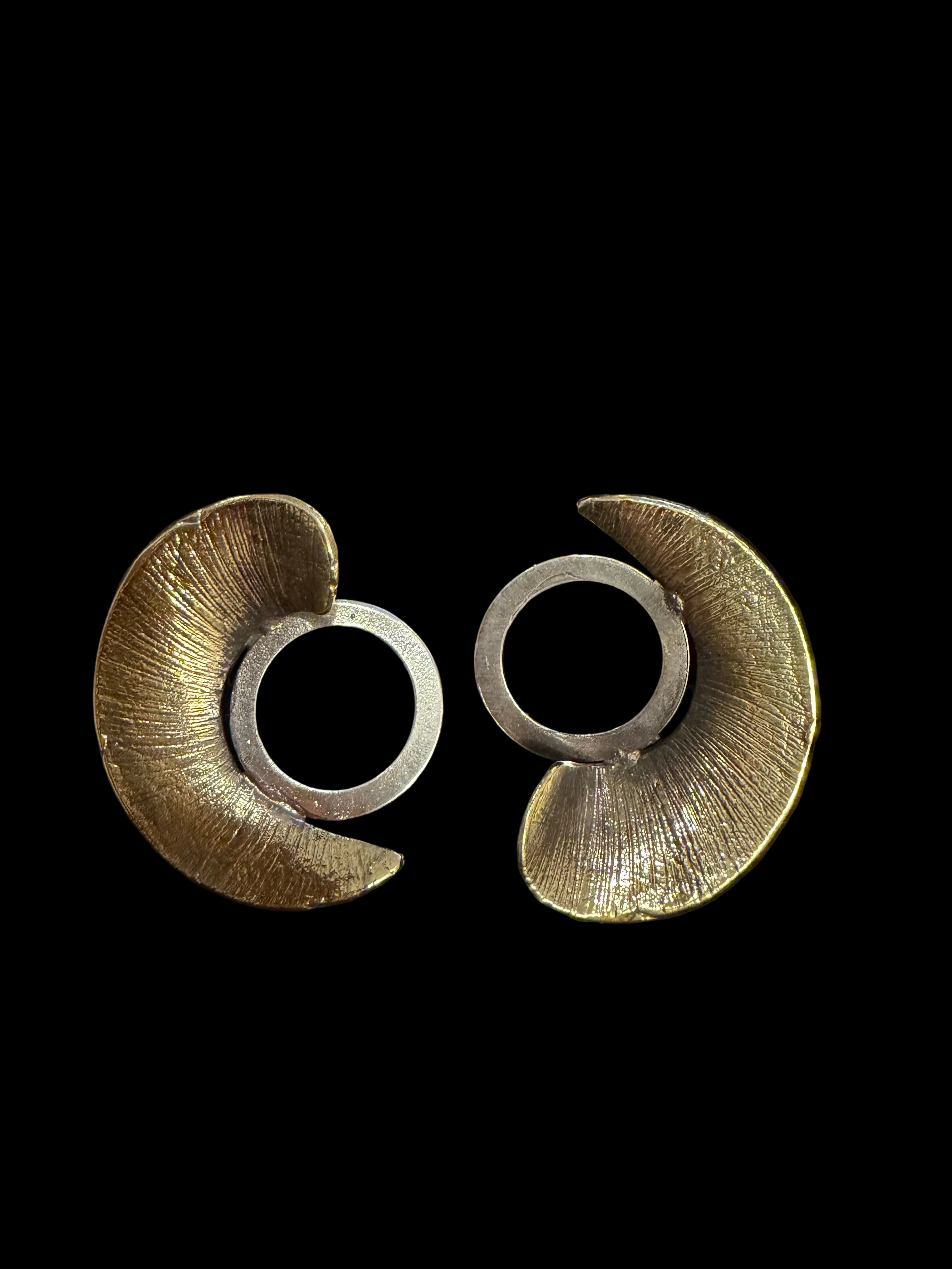 Tongue Stud Earrings