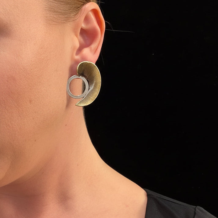 Tongue Stud Earrings